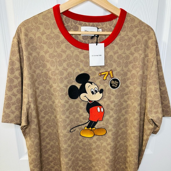NEW with tags Disney × Coach Mickey Mouse 50th Anniversary T-shirt - Picture 8 of 14